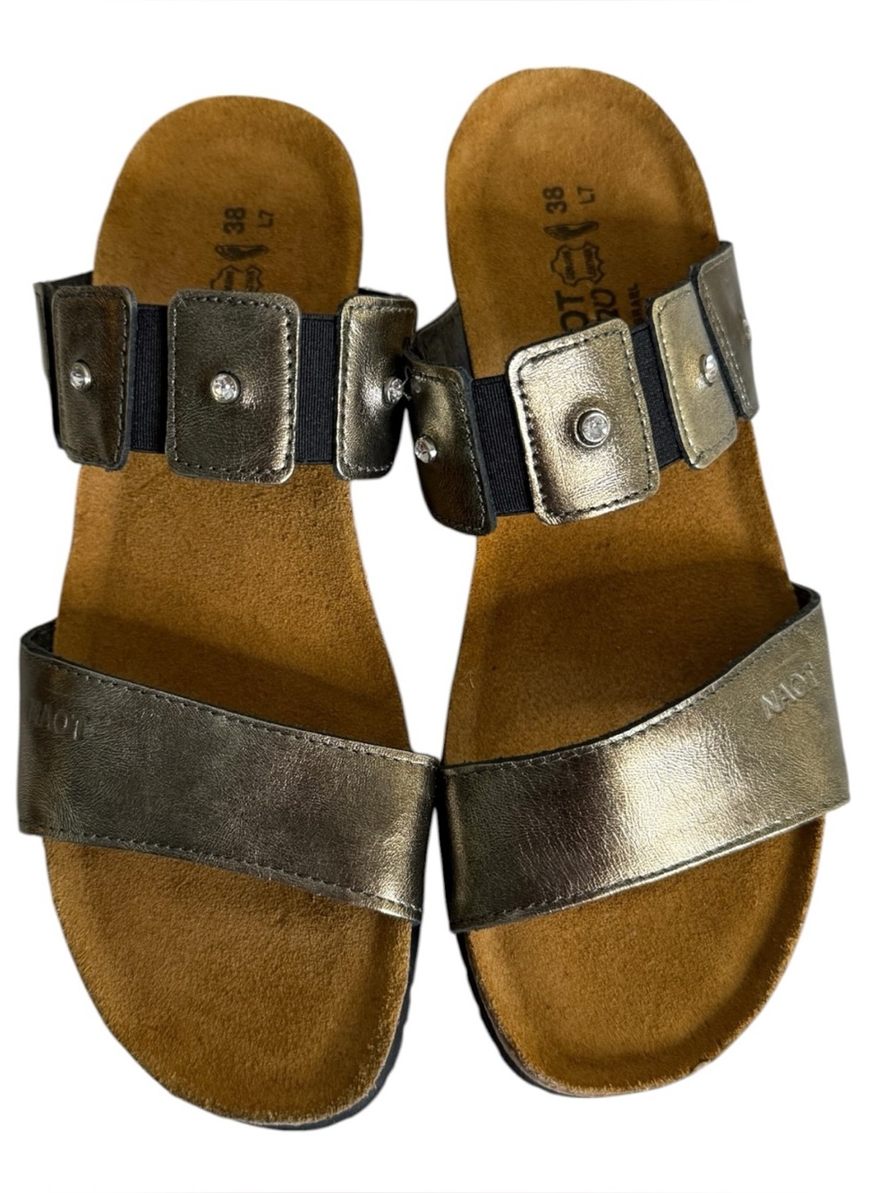 Naot Ashley sandals in metallic leather Size 38